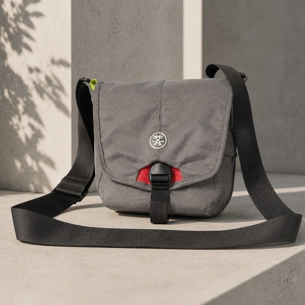 Crumpler Four Million Dollar Home Shoulder Camera Bag Gray/Lime Green